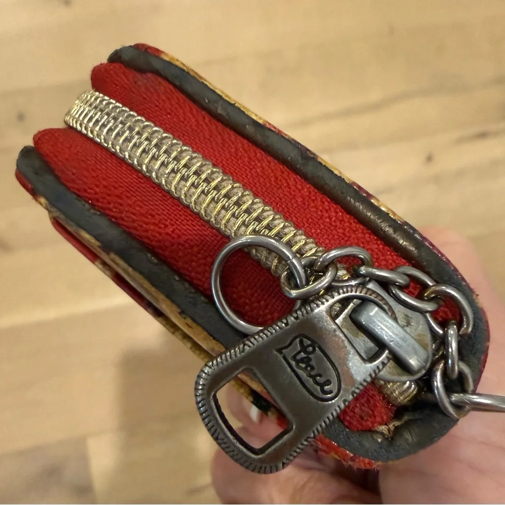 Sakroots Multicolor Tribal Zip Wallet - Red, Yellow, Blue - Picture 7 of 12